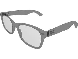 Rayban Glasses 3D Model preview