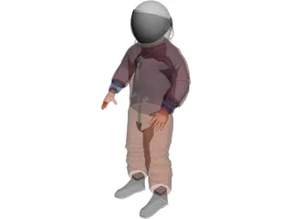 Astronaut 3D Model preview