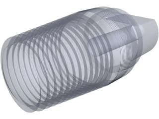 Dental Implant 3D Model preview