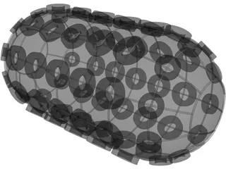 Yokohama Baby Fender 3D Model preview