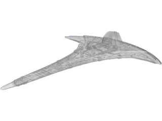Star Gate Destiny Ship 3D Model preview