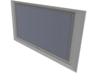 Philips TV 3D Model preview