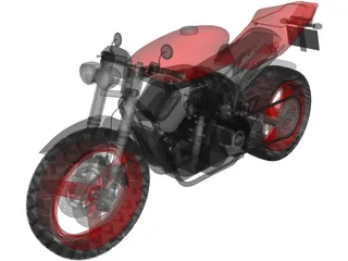 Suzuki Street Fighter 3D Model preview