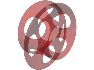 Moebius Strip 3D Model preview