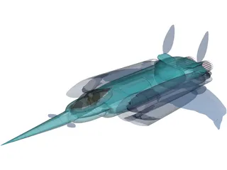F-150 Fighter 3D Model preview