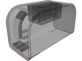 Toaster 3D Model preview