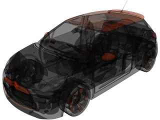 Citroen DS3 Racing (2011) 3D Model preview