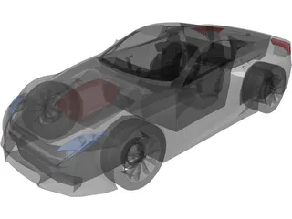 Lexus LF-A Concept (2007) 3D Model preview