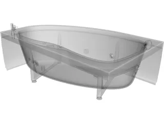 Bathtub 3D Model preview