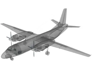 An-26 3D Model preview