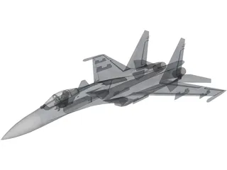 Sukhoi Su-35 Super Flanker 3D Model preview