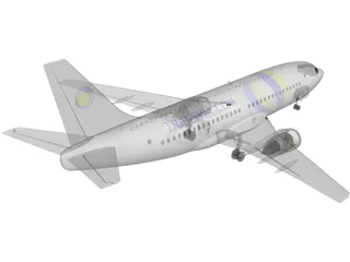 Boeing 737 3D Model preview