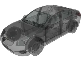 Chevrolet Cruze 3D Model preview