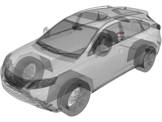 Lexus RX450h 3D Model preview