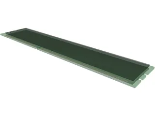 RAM DDR3 Memory Module 3D Model preview