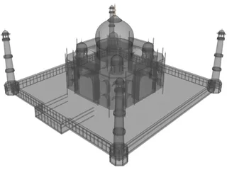 Taj Mahal 3D Model preview