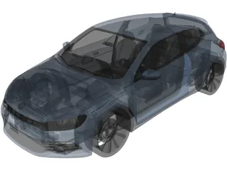 Volkswagen Scirocco 3D Model preview