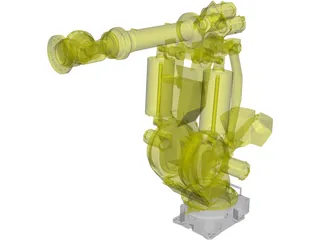 Fanuc M900IA600 Robot Arm 3D Model preview