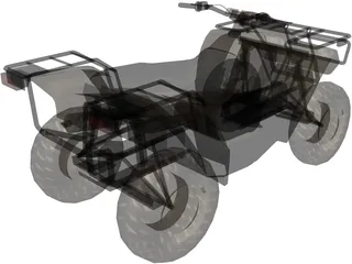 Quad 3D Model preview