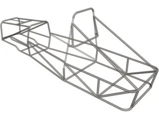 UNR Formula SAE 2014 Chassis 3D Model preview