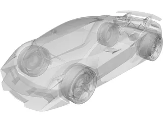 Lamborghini Sesto Elemento 3D Model preview