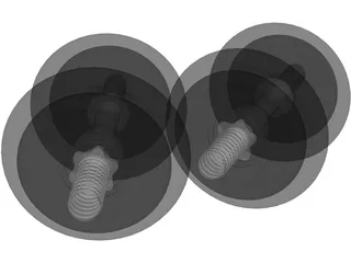 Dumbbell 3D Model preview