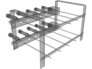 Barbecue Grill 3D Model preview