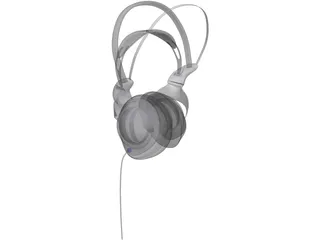 Headphones 3D Model preview
