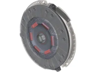Clutch Assembly 3D Model preview