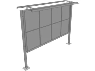 Billboard 3D Model preview