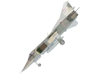 Jaguar Sepecat 3D Model preview