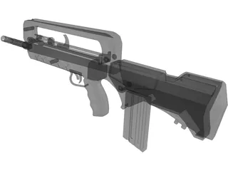 Famas 3D Model preview
