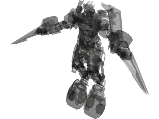 Transformers Sideswipe 3D Model preview