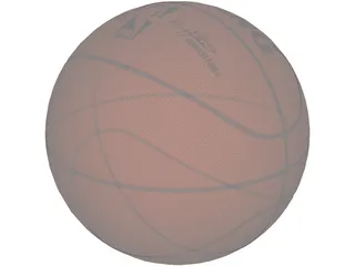 NBA Spalding Basketball Ball 3D Model preview