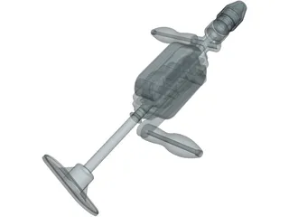 Hand Drill 3D Model preview