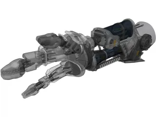 Robot Arm 3D Model preview