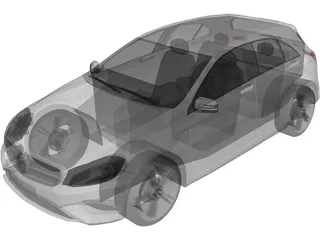 Mercedes-Benz A250 (2012) 3D Model preview