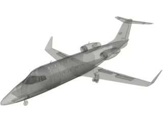 Bombardier Learjet 60 3D Model preview
