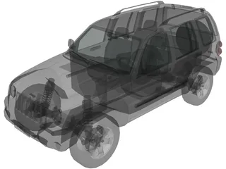 Jeep Liberty (2010) 3D Model preview