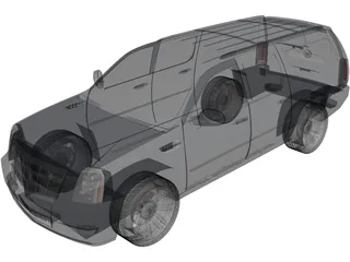 Cadillac Escalade ESV (2013) 3D Model preview