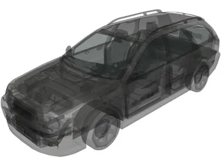 Volvo V40 Estate 3D Model preview