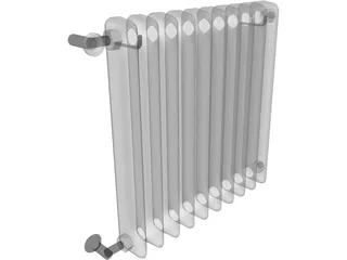 Radiator Interior House 3D Model preview