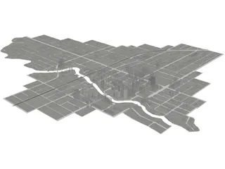 Fort Lauderdale Downtown 3D Model preview