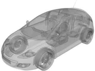 Seat Leon 3D Model preview