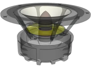 Speaker Subwoofer 3D Model preview