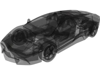 Lamborghini Reventon (2008) 3D Model preview
