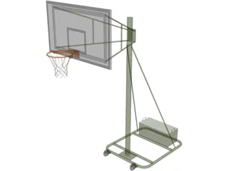 Basketball Rack 3D Model preview