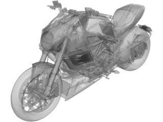 Ducati Diavel (2011) 3D Model preview