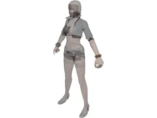 Jennifer 3D Model preview