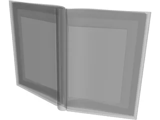 Book Open 3D Model preview